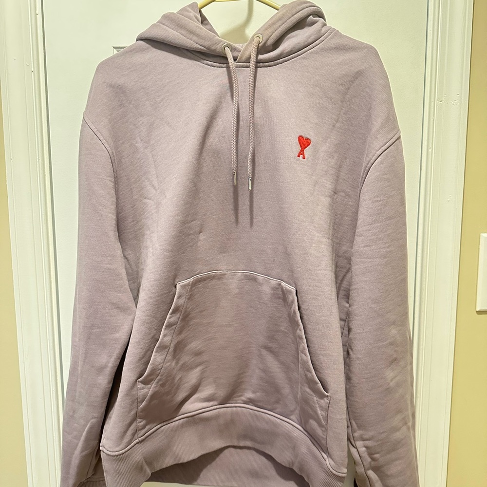 Ami Purple Sweater with Relaxed Fit